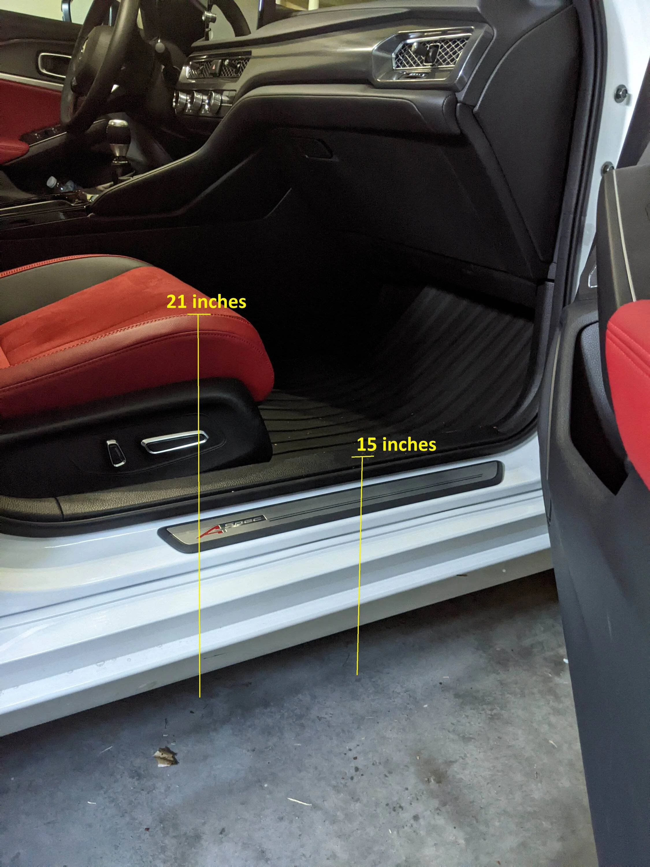 Seat Height From Ground IntegraForums 2023 Acura Integra Type S