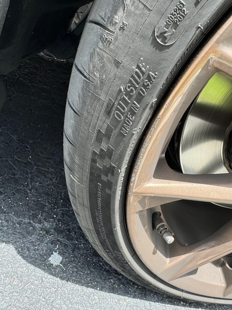 Anyone know the best color for OEM Bronze wheel curb rash ...