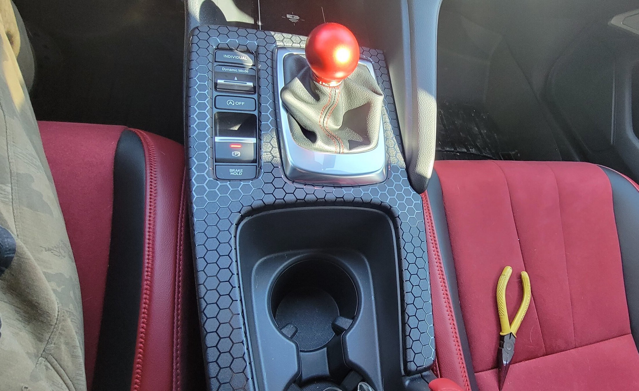 Center Console Facelift w/ VViVid pattern wrap and Acuity